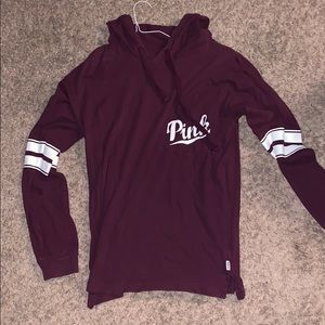 pink long sleeve shirt/hoodie